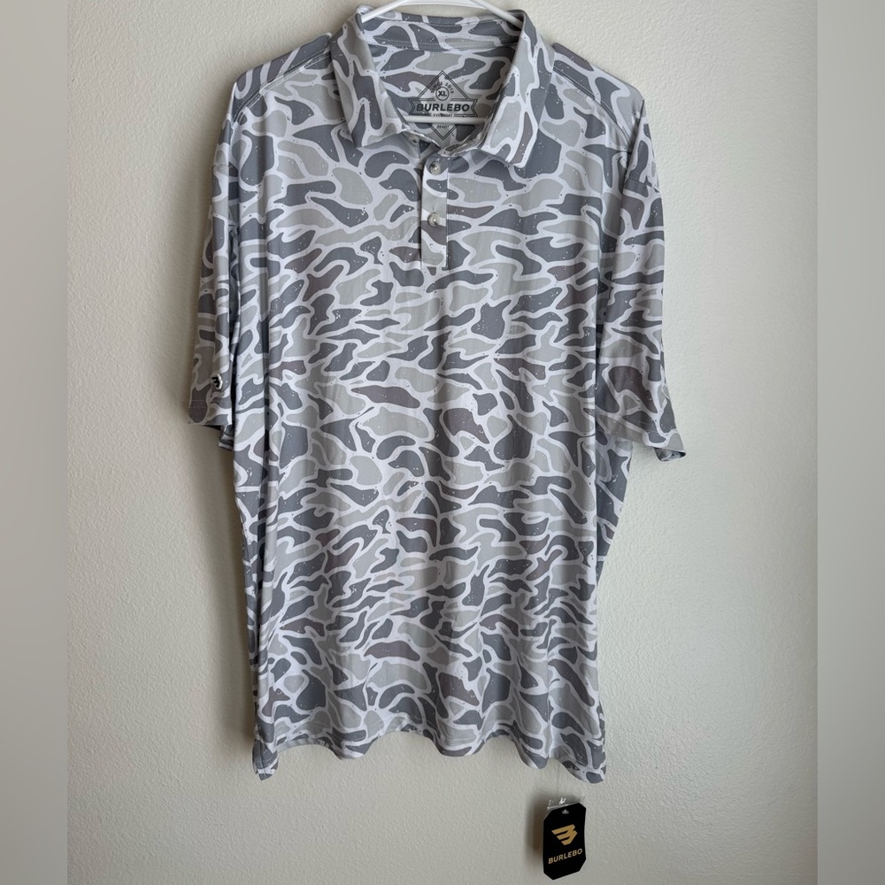 NWT - BURLEBO Performance Polo - XL